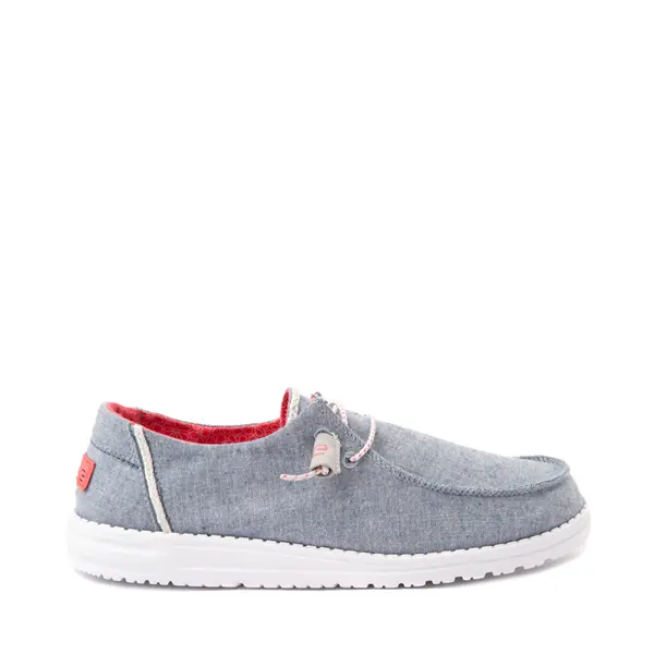 

Женские повседневные туфли без шнуровки Heydude Wendy Chambray Braid, индиго