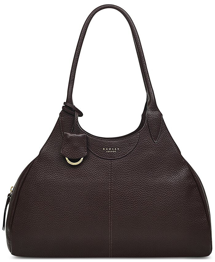 

Большая кожаная сумка на плечо Spruce Gardens на молнии Radley London, коричневый