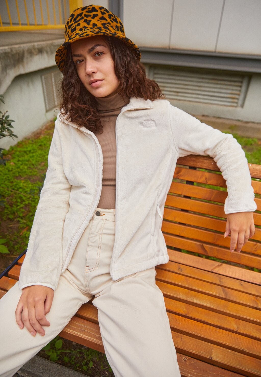 

Флисовая куртка OSITO JACKET The North Face, гардения белая