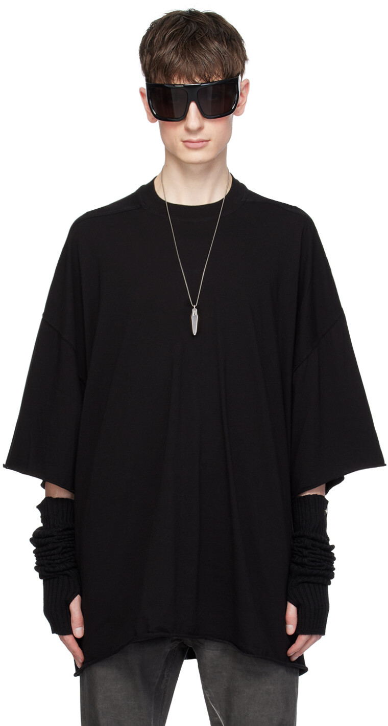 

Черная футболка Томми Rick Owens Drkshdw, цвет Black
