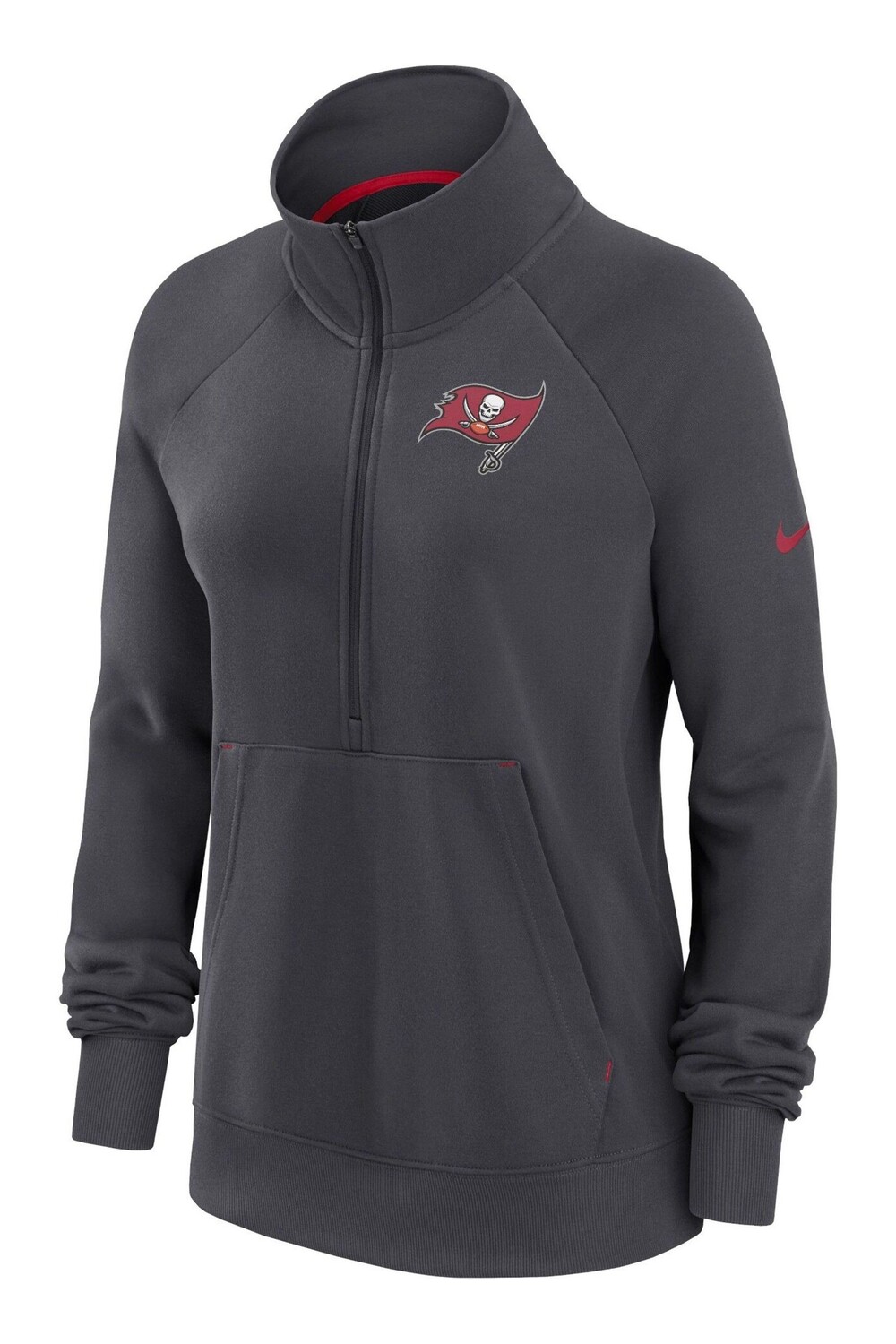 

Женский спортивный костюм Nike с короткой молнией Fanatics Tampa Bay Buccaneers Dri Fit Nike, серый