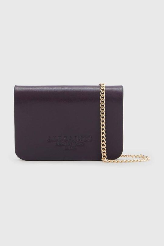 

Кожаная сумка Tallulah AllSaints, фиолетовый