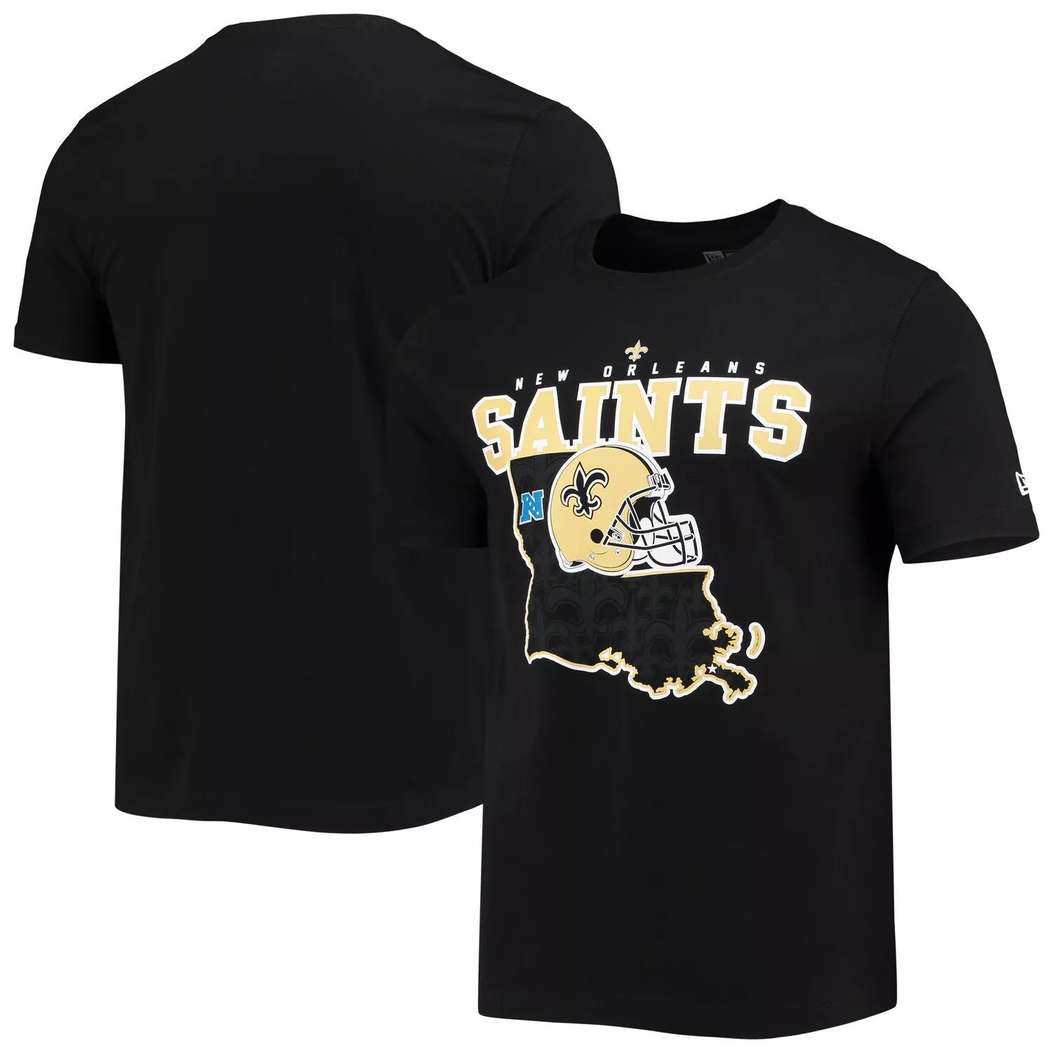 

Мужская черная футболка New Orleans Saints Local Pack New Era, Черный