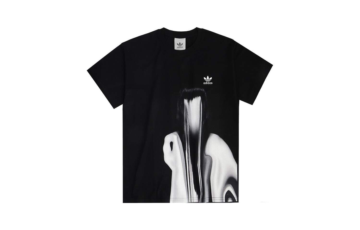 

Футболка мужская черная/белая Adidas Originals, черный/белый