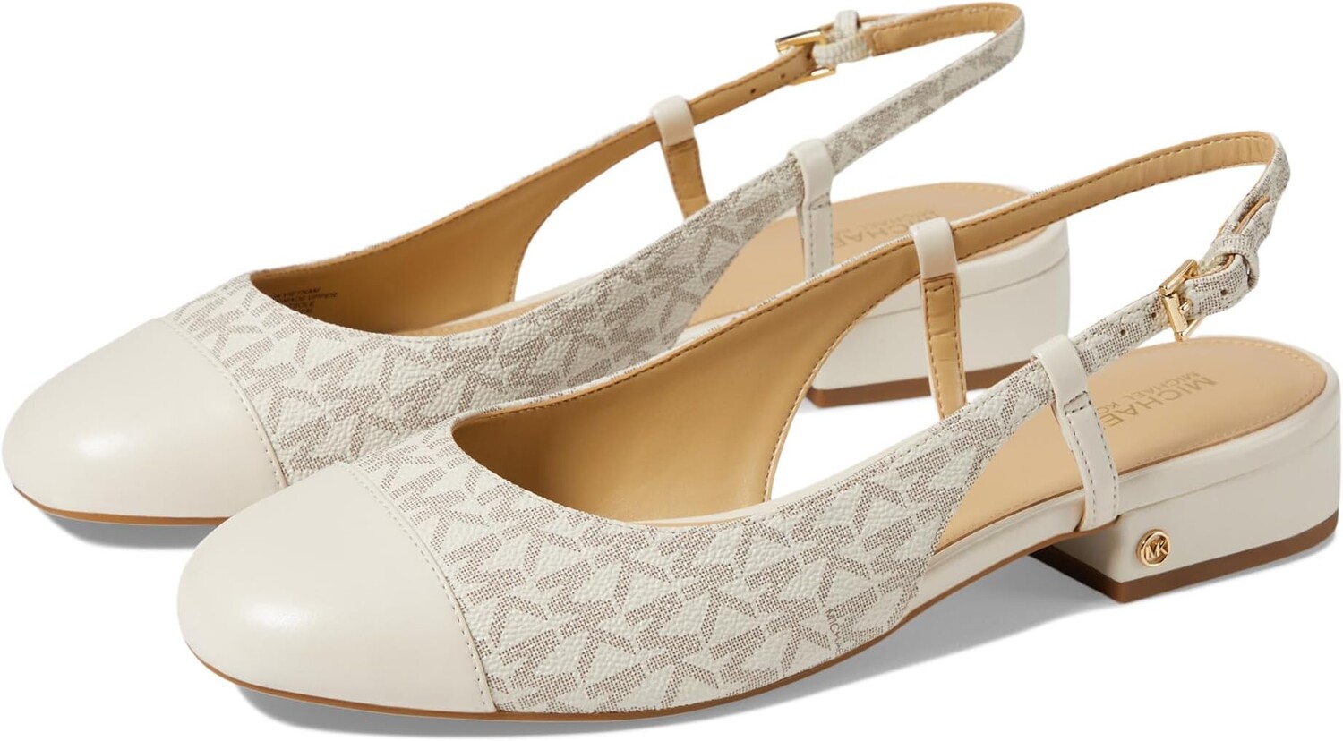 

Туфли Perla Flex Sling Flat MICHAEL Michael Kors, цвет Vanilla