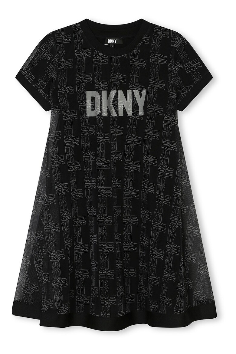 

Платье с логотипом - 2 шт Dkny, черный