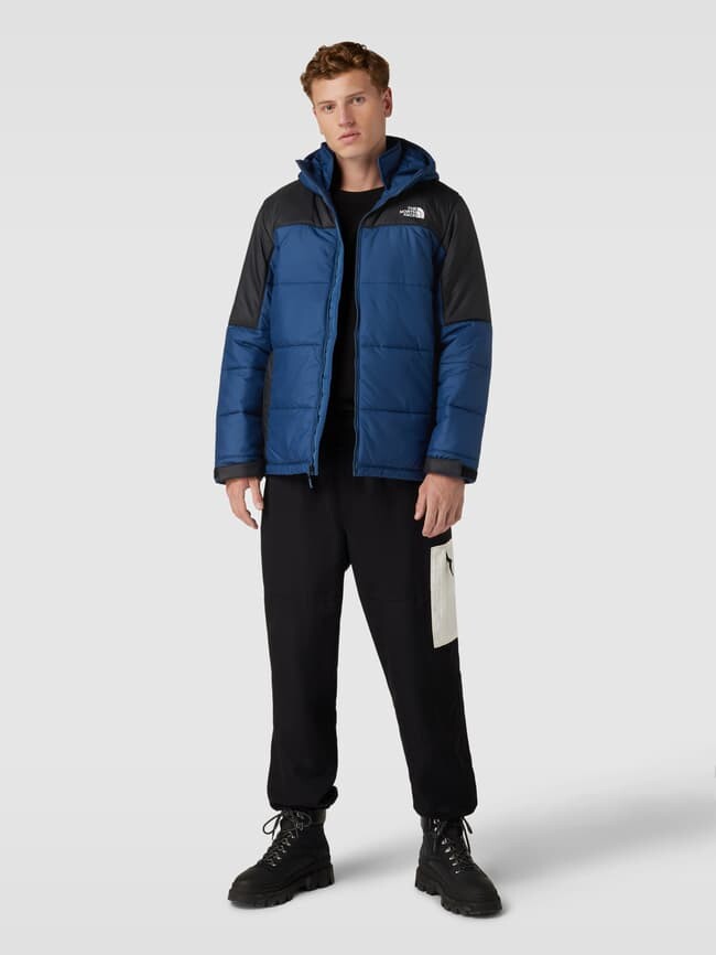 

Стеганая куртка с вышивкой логотипа, модель CIRCULAR DIABLO The North Face, темно-синий