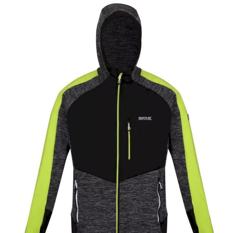 

Мужская флисовая куртка Cadford IV Fleece темно-серая, черная REGATTA, цвет gris