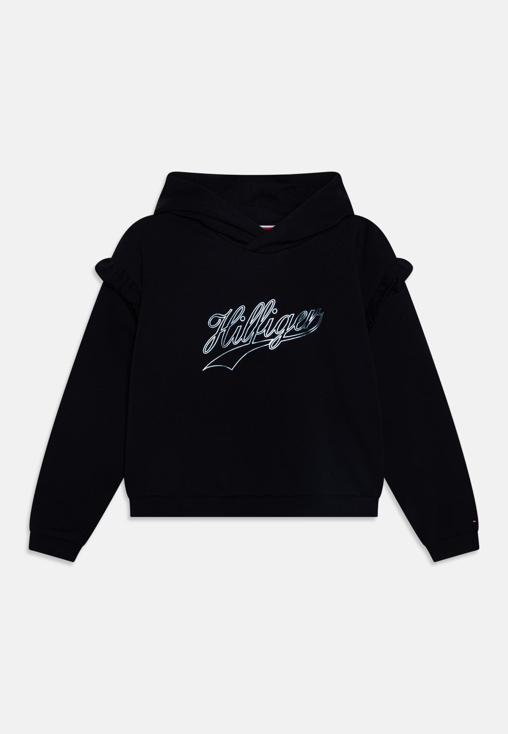 

Толстовка Script Ruffle Hoodie Tommy Hilfiger, цвет desert sky