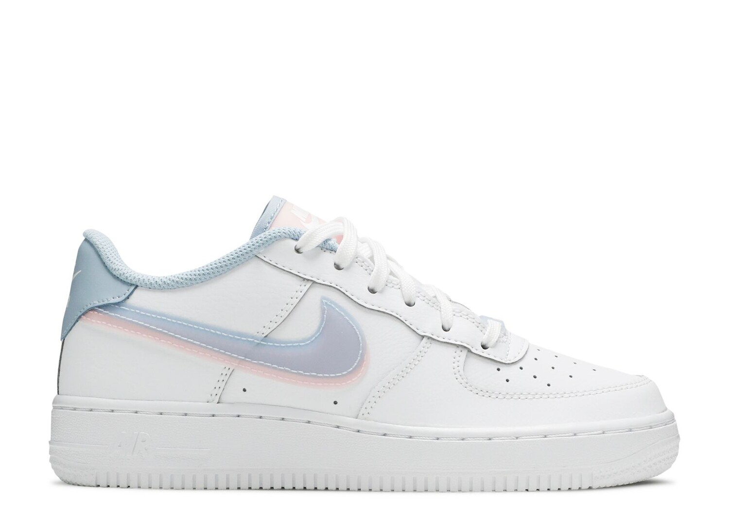 

Кроссовки Nike Air Force 1 Lv8 Gs 'Double Swoosh', белый