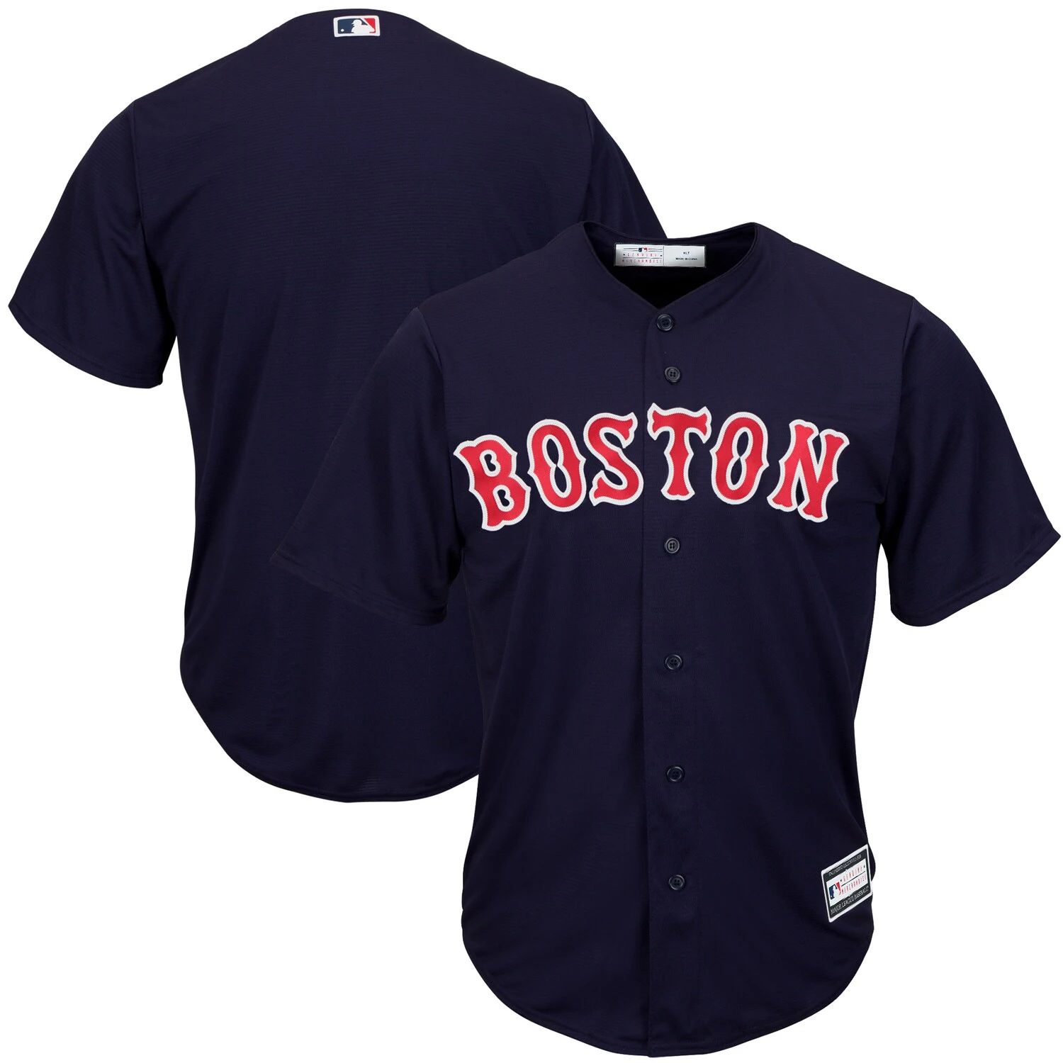 Мужская темно-синяя футболка Boston Red Sox Big & Tall Replica Team