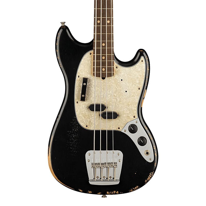 

Басс гитара Fender JMJ Road Worn Mustang Bass - Black