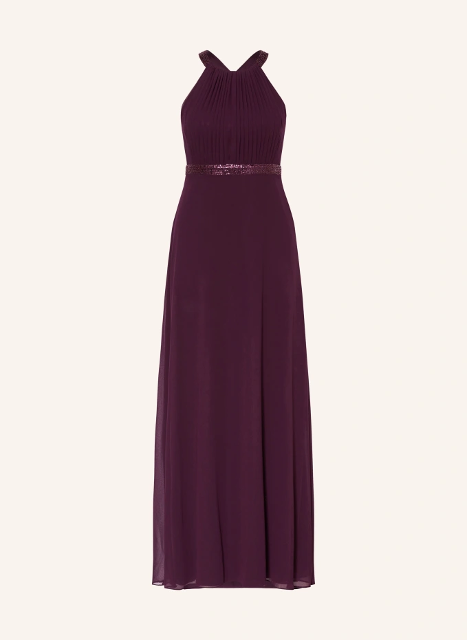 Вечернее платье с драгоценными камнями Vm Vera Mont, фиолетовый
