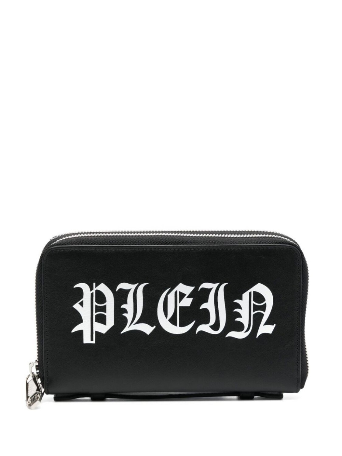 

Philipp Plein кошелек Gothic Plein с круговой молнией, черный