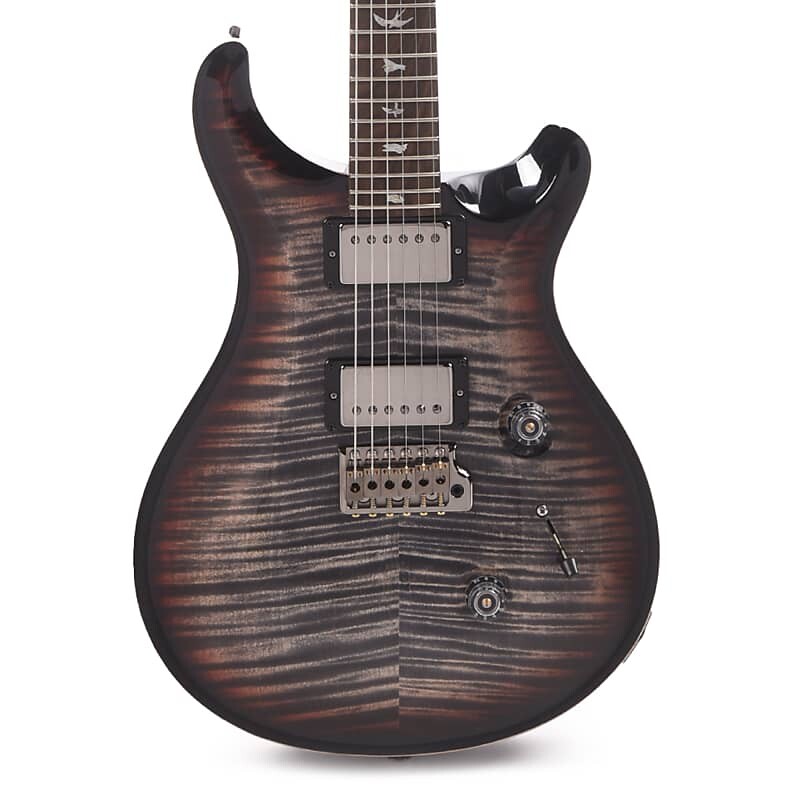 

Электрогитара PRS Wood Library Custom 24 10-Top Flame Charcoal Tri-Color Burst w/Ziricote Fingerboard & Smoked Black Hardware