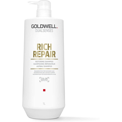 Dualsenses Rich Repair Восстанавливающий шампунь 1л, Goldwell goldwell шампунь dualsenses rich repair restoring 1000 мл