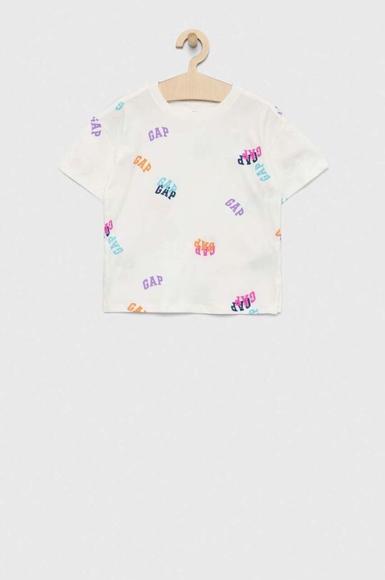 

Хлопковая футболка для детей Gap, белый