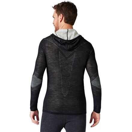 

Толстовка Intraknit Merino 200 с молнией 1/2 – мужская Smartwool, черный/белый