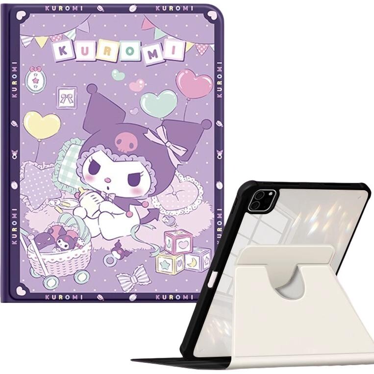 

Плоский защитный чехол Sanrio, Moe Treasure Culomi Dark Purple can be rotated