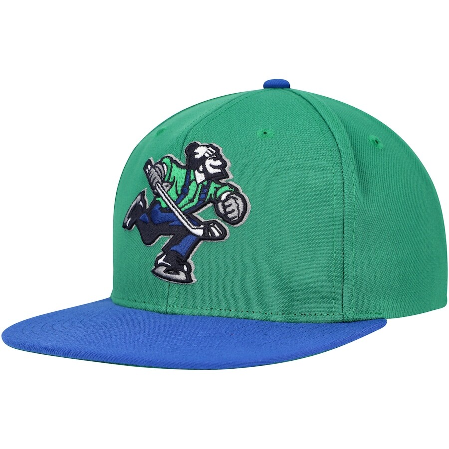 

Бейсболка Mitchell & Ness Vancouver Canucks, зеленый