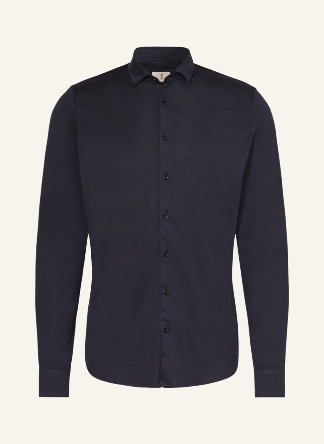 

Рубашка Q1 Manufaktur JerseyExtra Slim Fit, темно-синий