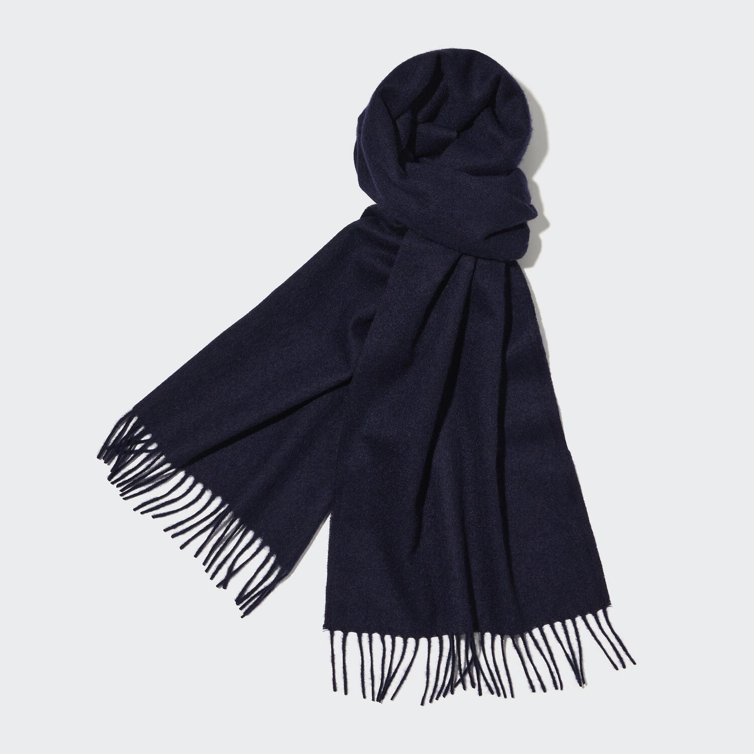

Шарф из 100% кашемира Uniqlo, темно-синий