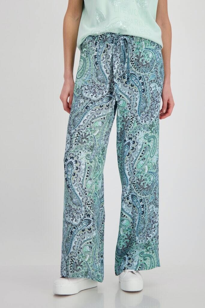 

Брюки monari Hose, цвет fresh mint gemustert