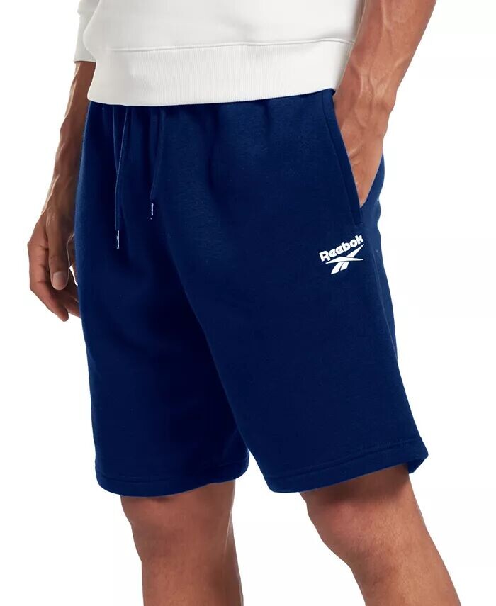 

Мужские флисовые шорты с небольшим логотипом Identity Reebok, синий