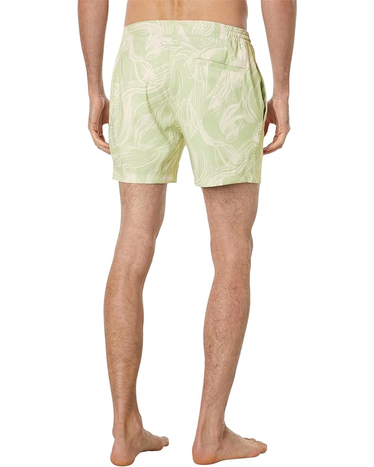 Шорты для плавания Good Man Brand Printed Swim Shorts, цвет Celadon Wavy Stripe