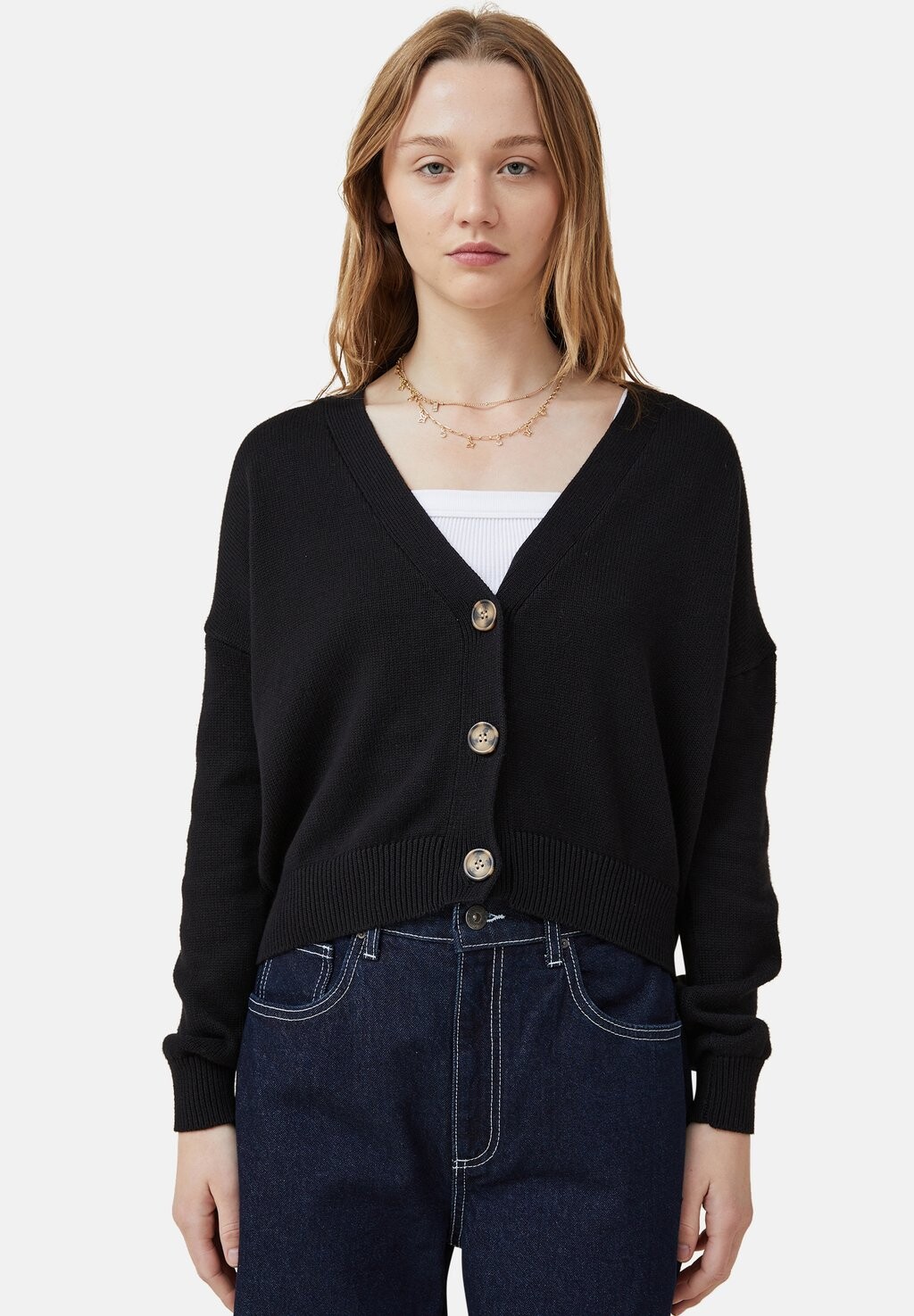 

Кардиган Mid Fleet Cotton On, черный