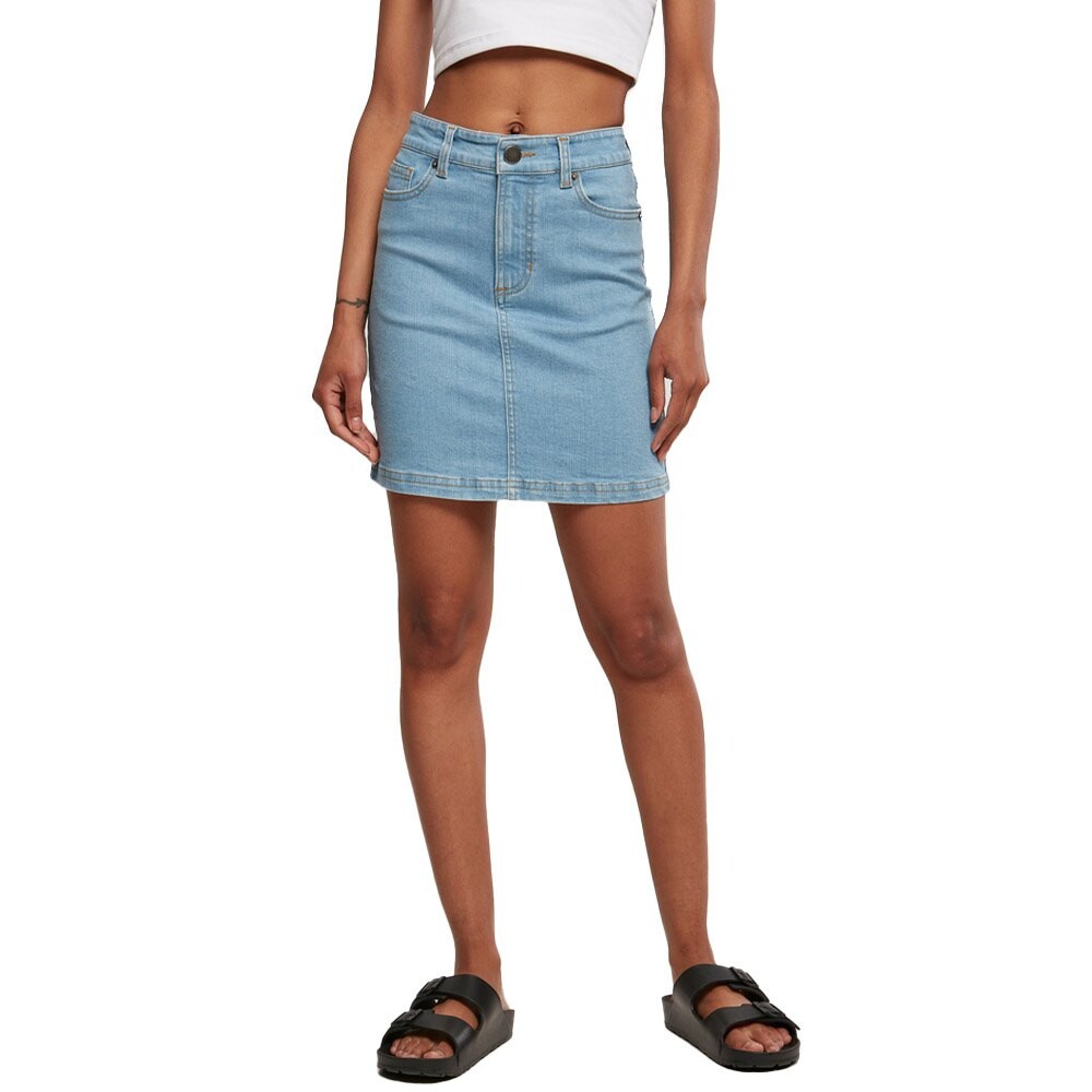 

Юбка Urban Classics Organic Stretch High Waist Mini, синий