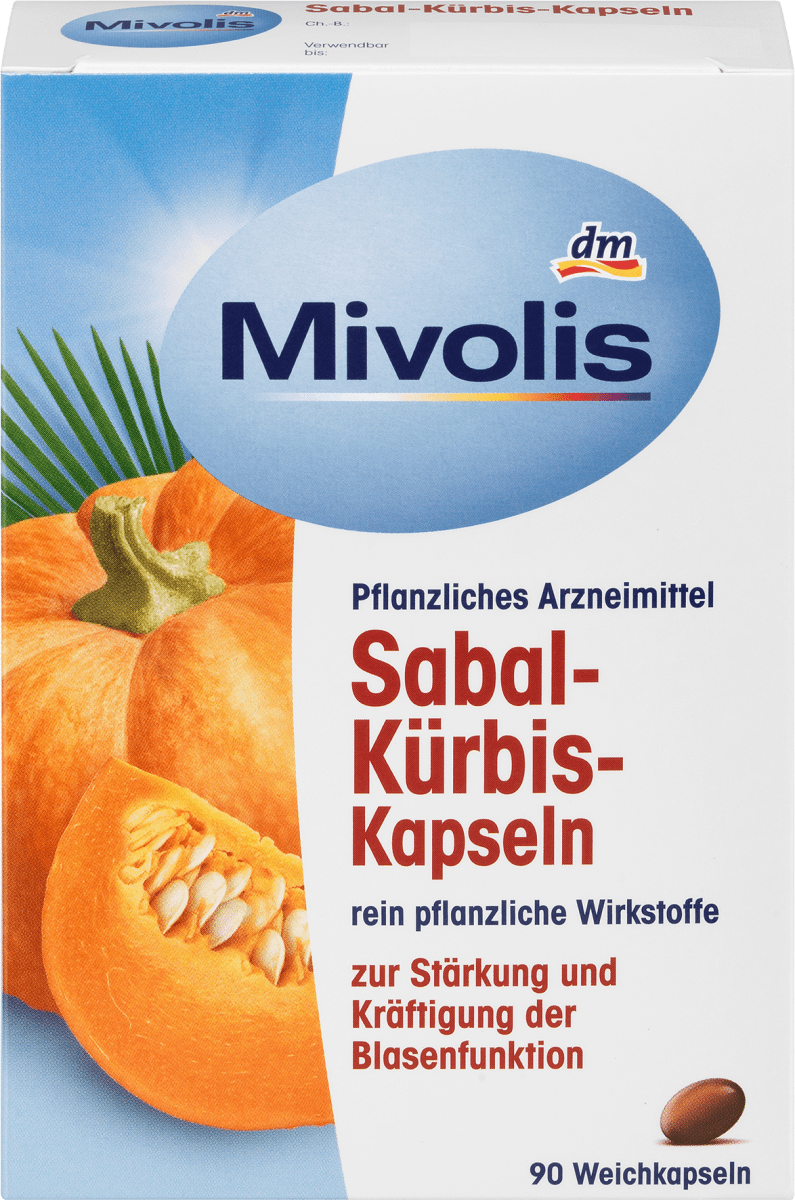 Капсулы Sabal из тыквы 90 шт. Mivolis