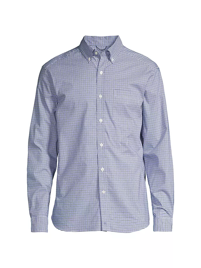 

Рубашка Tattersall On-The-Go Brrr Vineyard Vines, синий