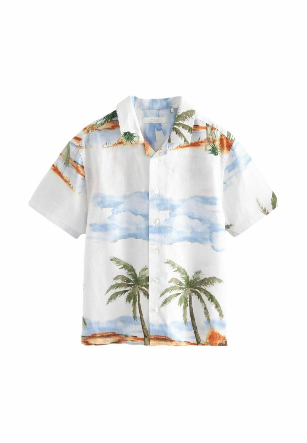 

Рубашка REGULAR FIT Next, цвет brown white island scene