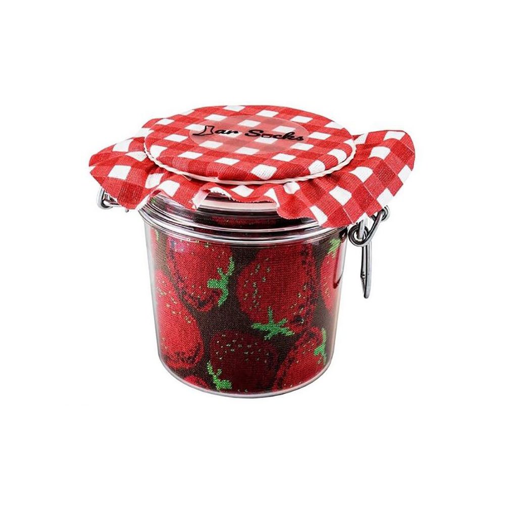 цена Носки Rainbow Strawberry and Blueberry Jar, красный