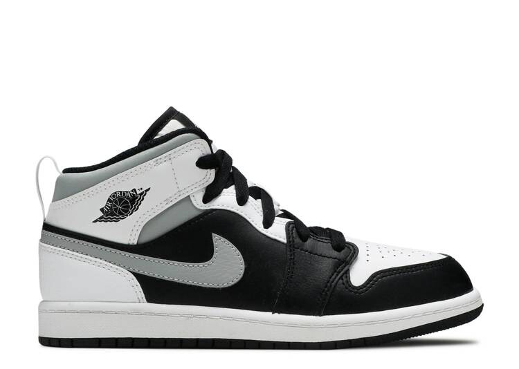 

Кроссовки AIR JORDAN 1 MID PS 'WHITE SHADOW', черный