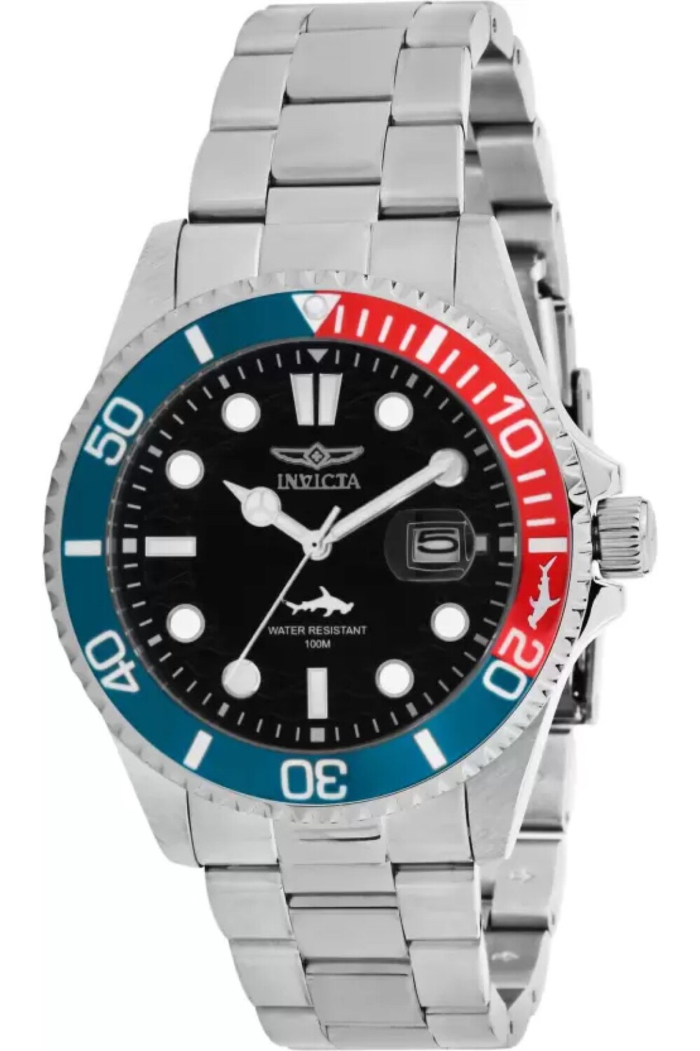 

Часы pro diver 44708 43 мм Invicta, серебряный