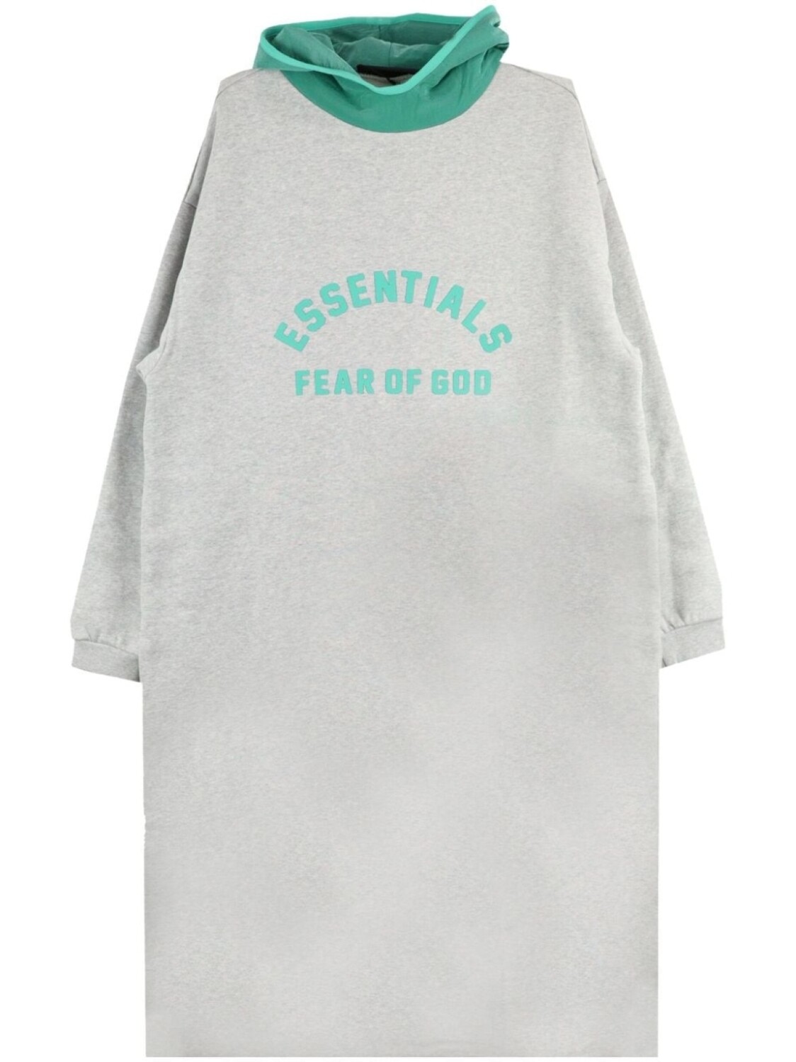 

FEAR OF GOD ESSENTIALS платье-худи с логотипом, серый
