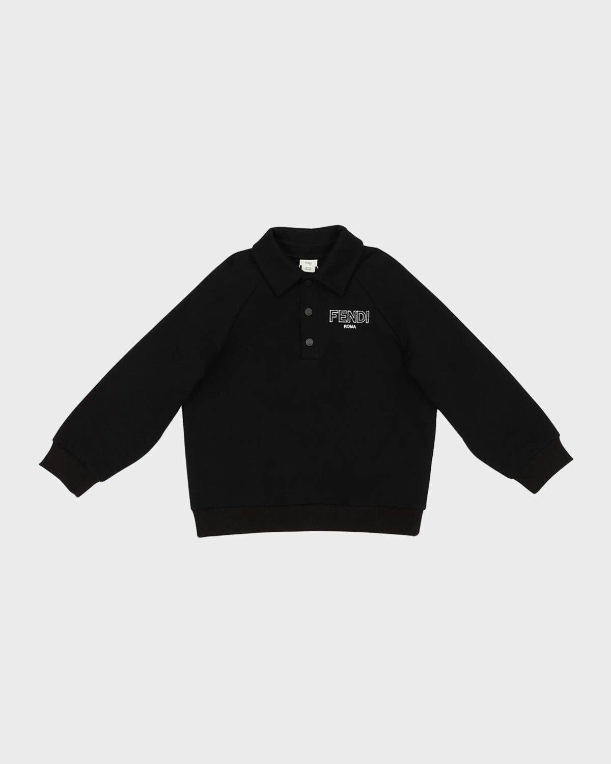 

Толстовка-поло Boy's Fuzzy с логотипом Fendi, цвет Black