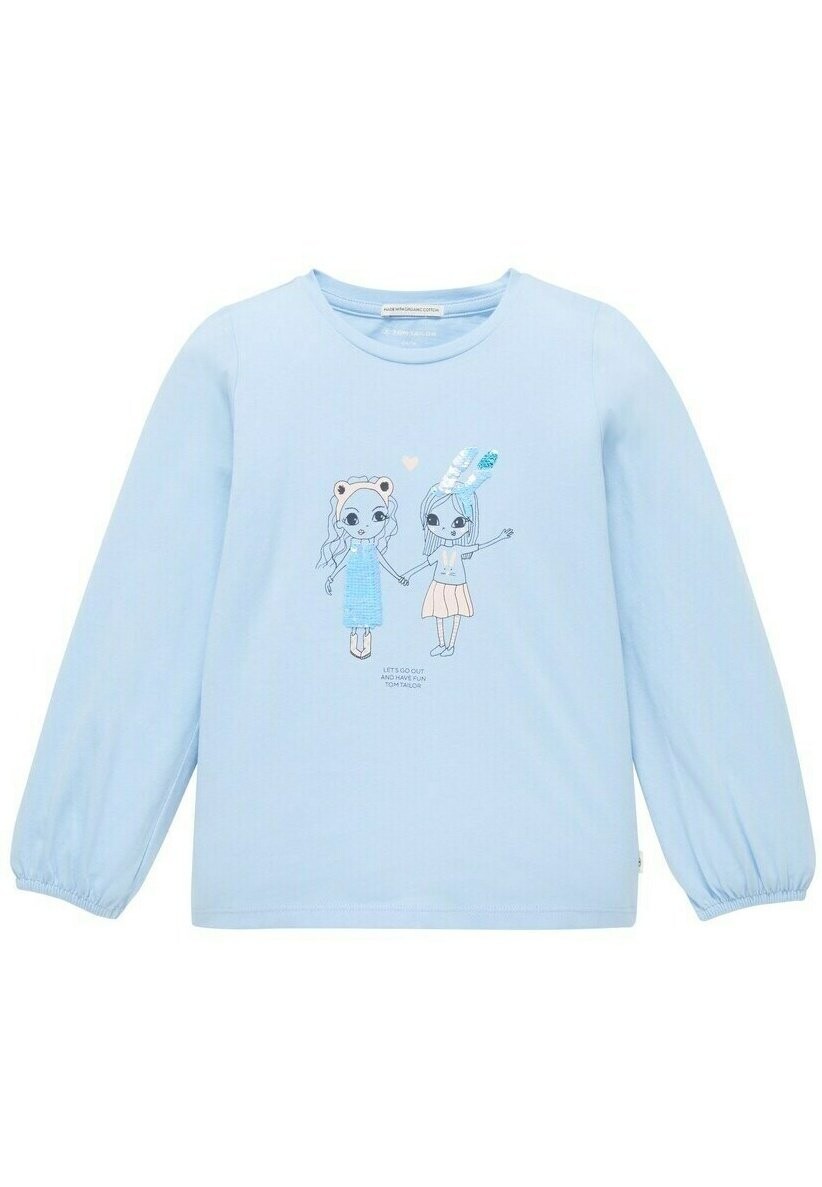

Рубашка с длинным рукавом TOM TAILOR, цвет fresh soft blue