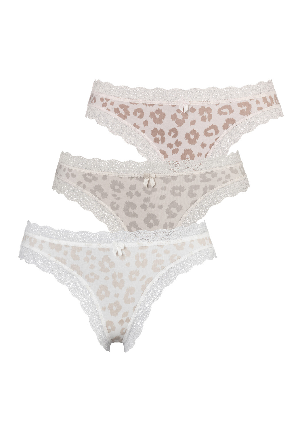 

Стринги LASCANA, цвет rosé bedruckt, beige bedruckt, weiß bedruckt
