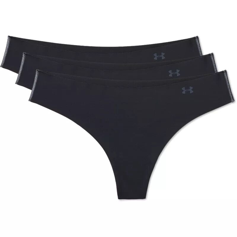 

Женское нижнее белье стринги Under Armour из эластичной ткани – 3 упаковки, черный