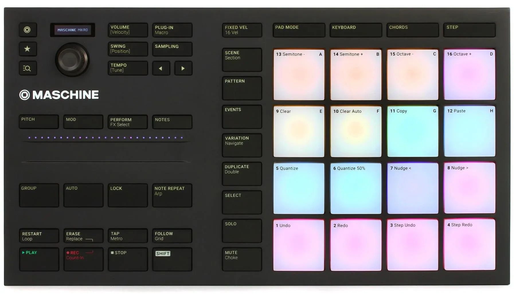 

Система производства и производительности Native Instruments Maschine Mikro MK3 с программным обеспечением