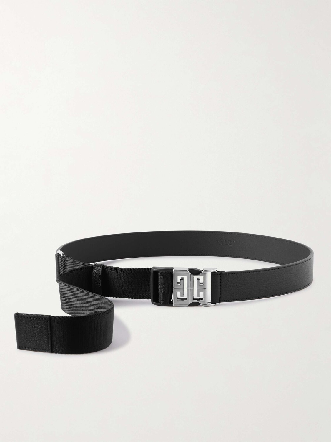 

Ремень из кожи и парусины 4G шириной 4 см GIVENCHY, черный