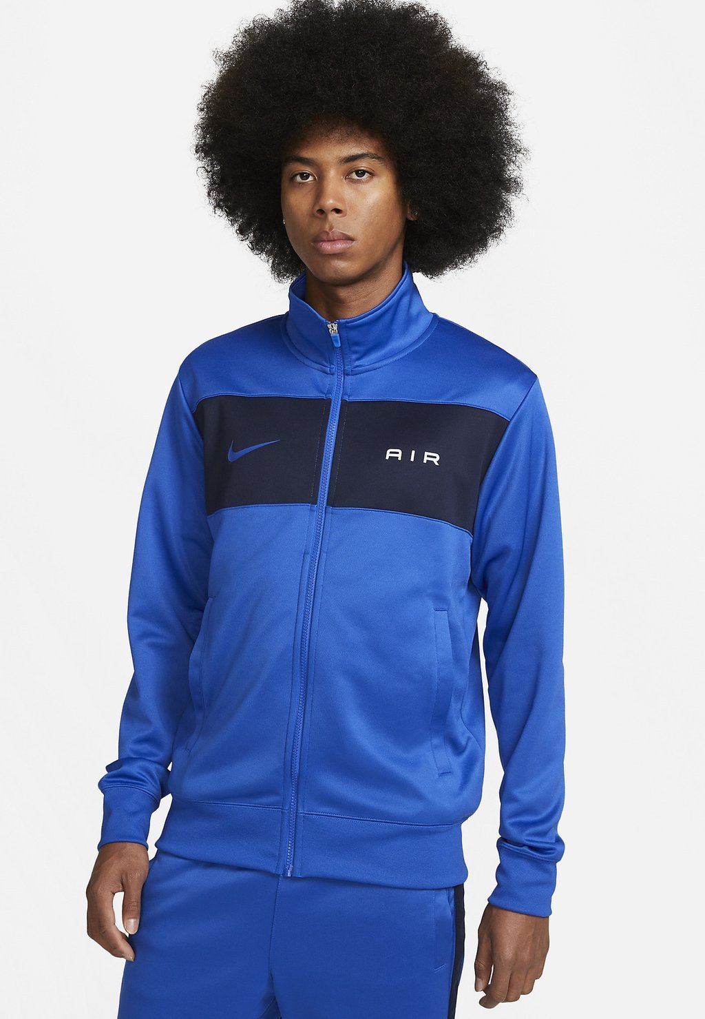 

Толстовка на молнии AIR TRACKTOP Nike, игровой королевский обсидиан