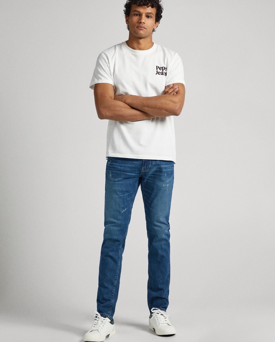 

Синие мужские джинсы Regular Stanley Pepe Jeans, синий