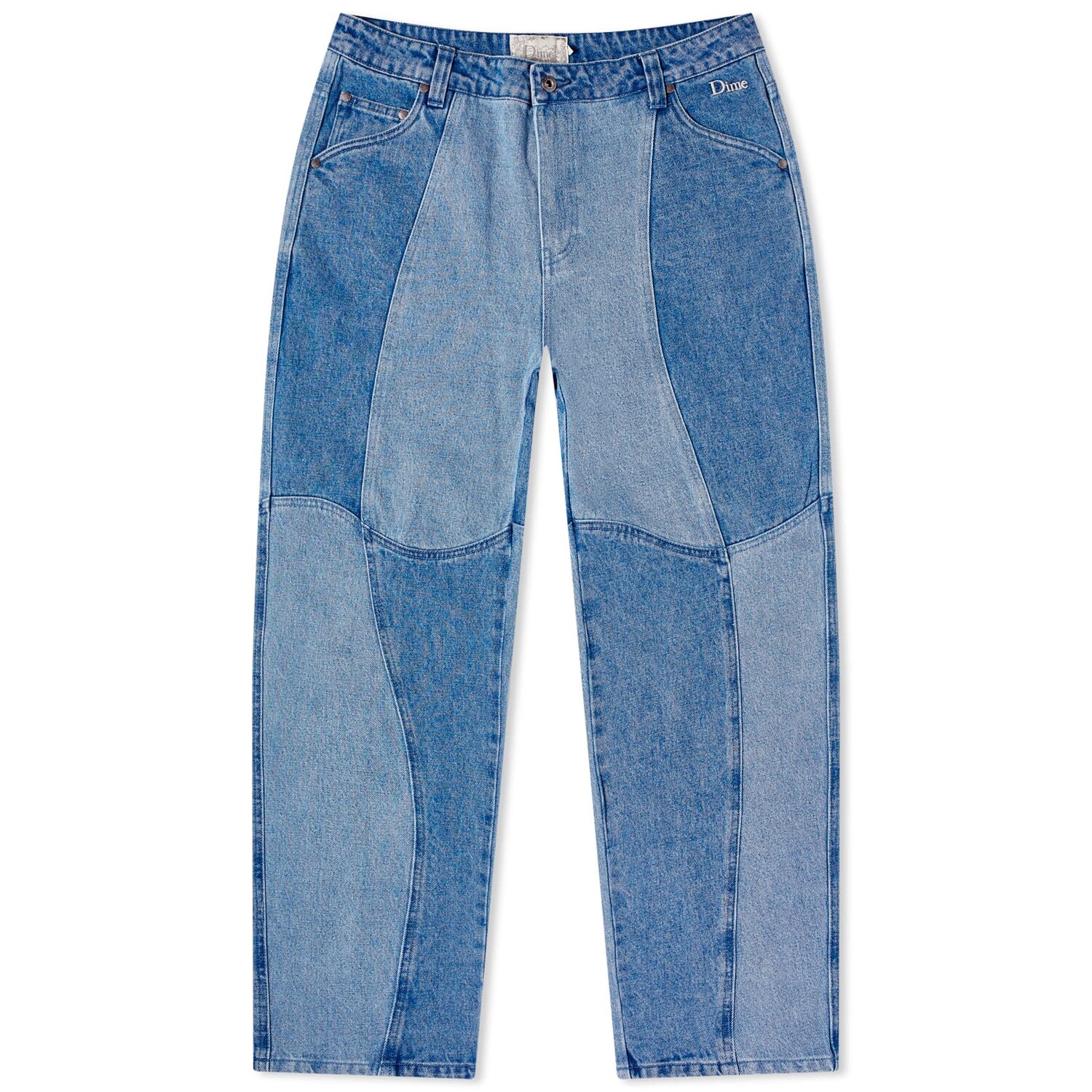 

Брюки Dime Blocked Relaxed Denim Pant, цвет Washed Blue