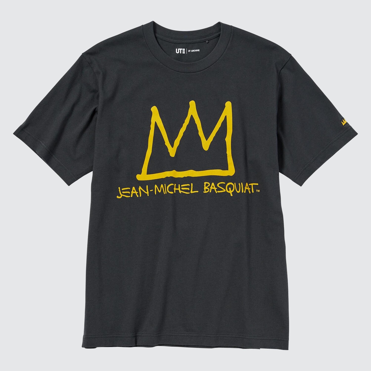 

Футболка Uniqlo Ut Archive Ny Pop Art Jean-Michel Basquiat, темно - серый