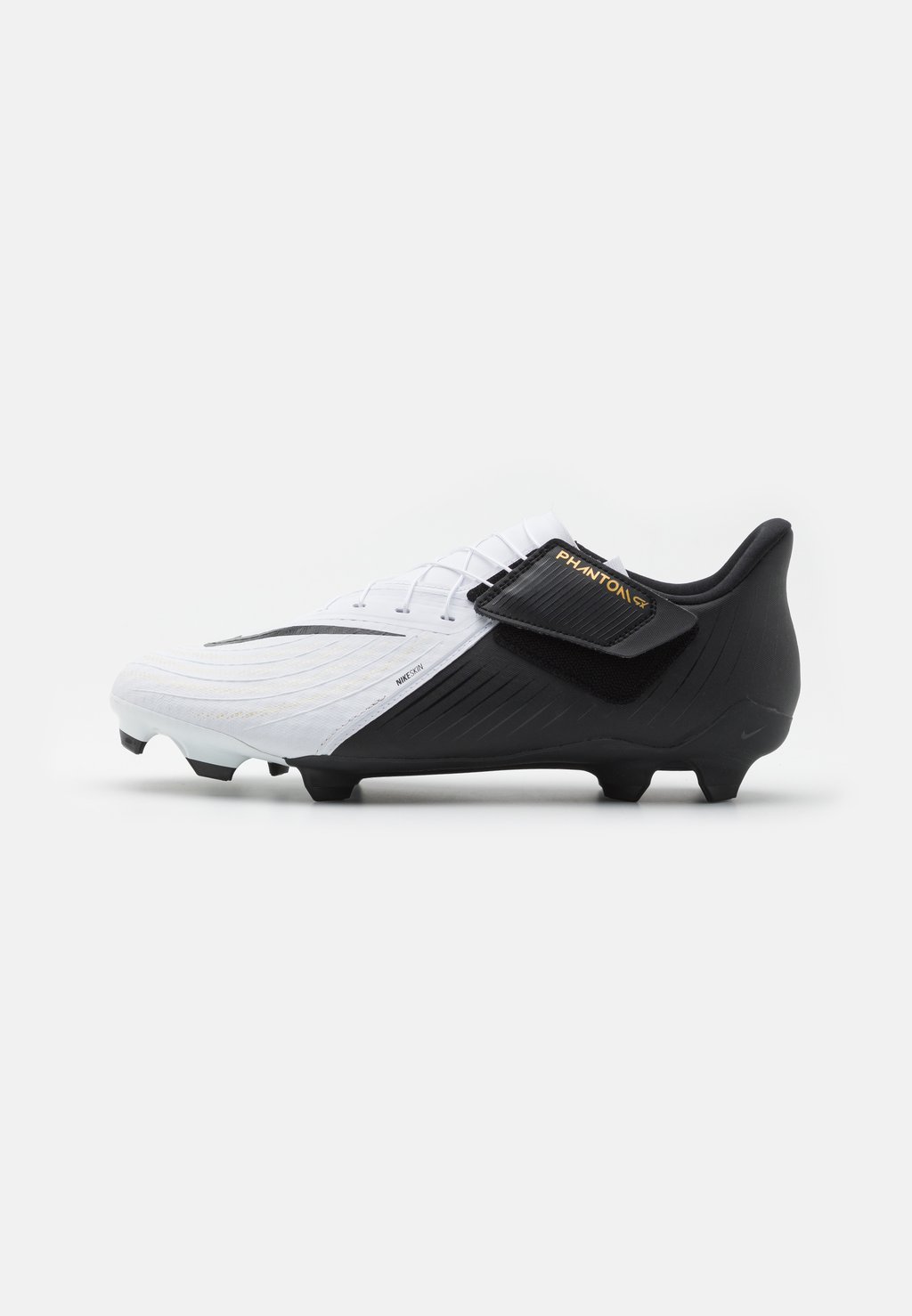 

футбольные бутсы с шипами Phantom Gx Ii Academy Easy On Fg Mg Nike, цвет white/black/metallic gold coin