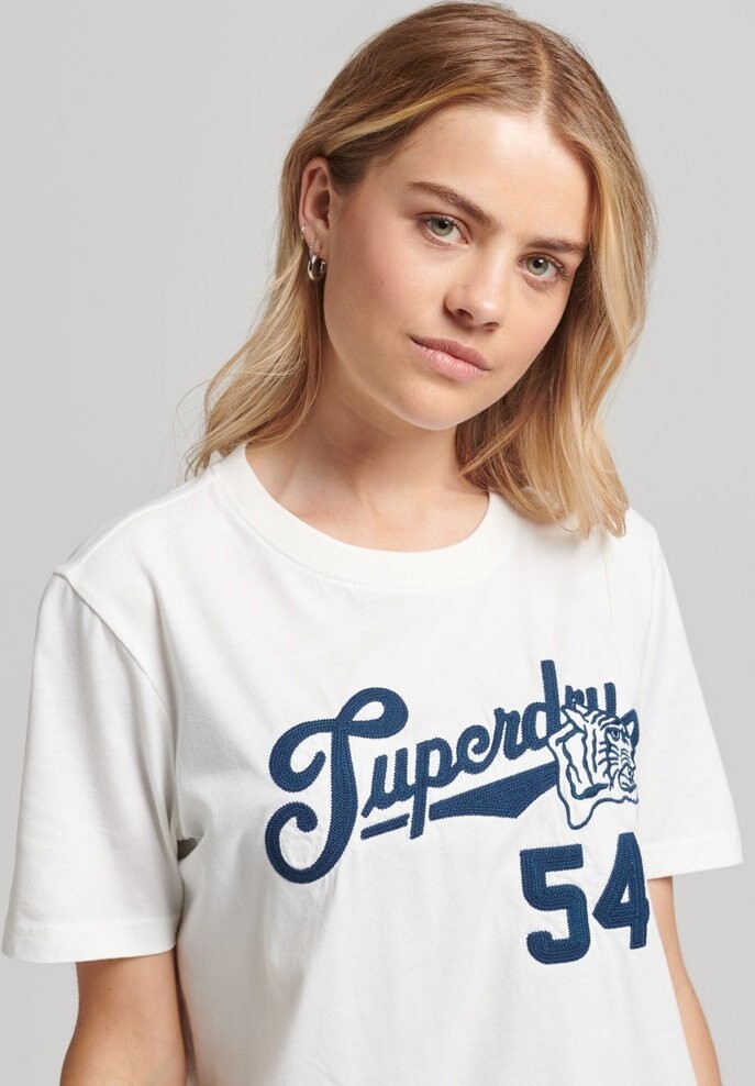

Футболка с принтом Superdry, белый